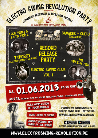 Electro Swing Revolution am 01.06.2013 @ ASTRA Electro Swing Revolution am 01.06.2013 @ ASTRA